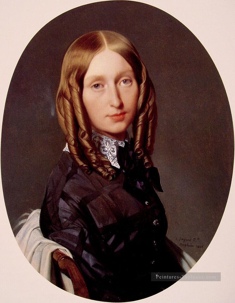 Madame Frederic Reiset néoclassique Jean Auguste Dominique Ingres Peintures à l'huile